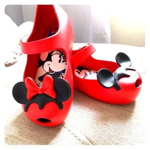 Mini Melissa Minnie and Mickey flat